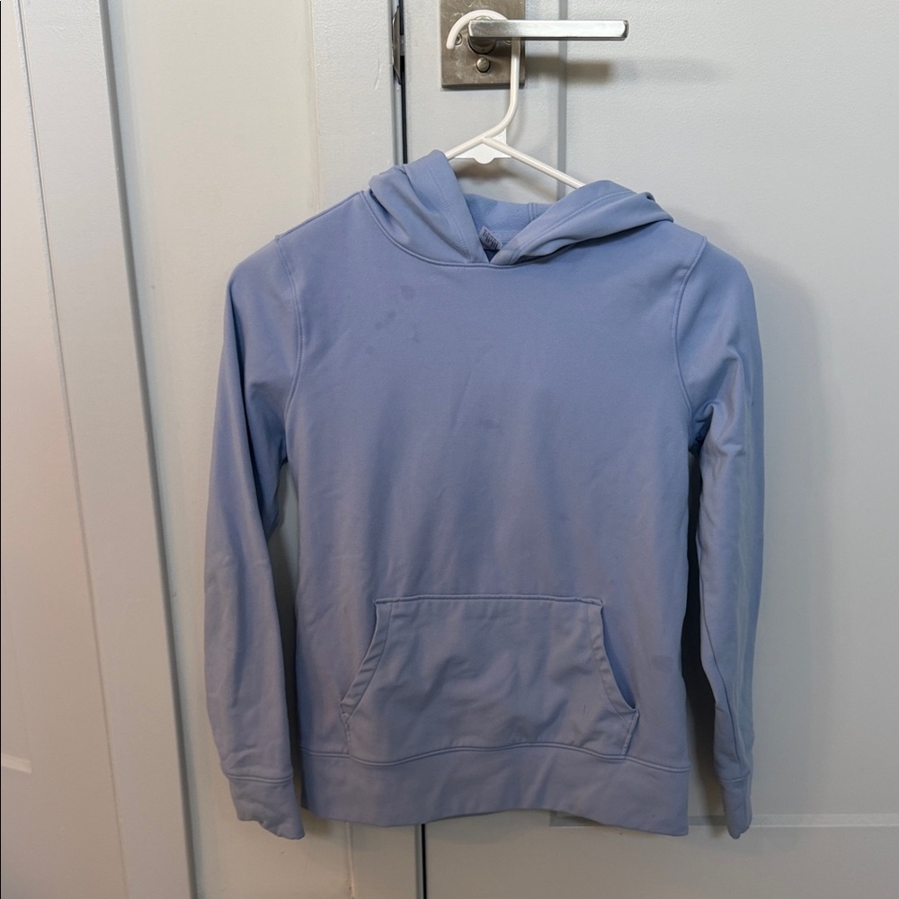 Soft Light Blue Pullover Hoodie